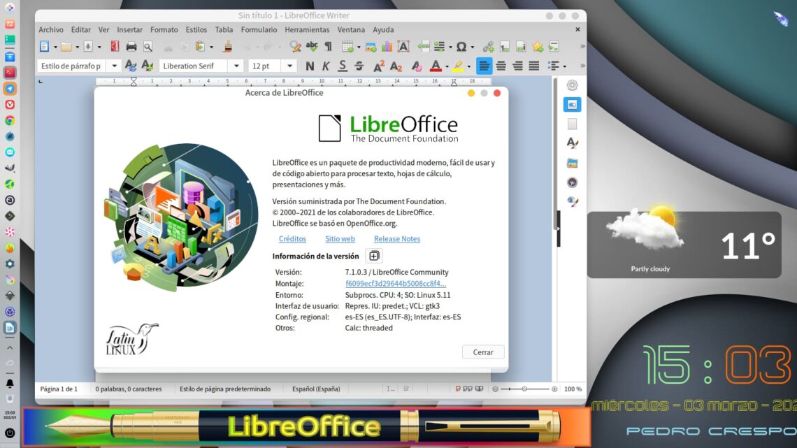 Instalando la última versión de LibreOffice