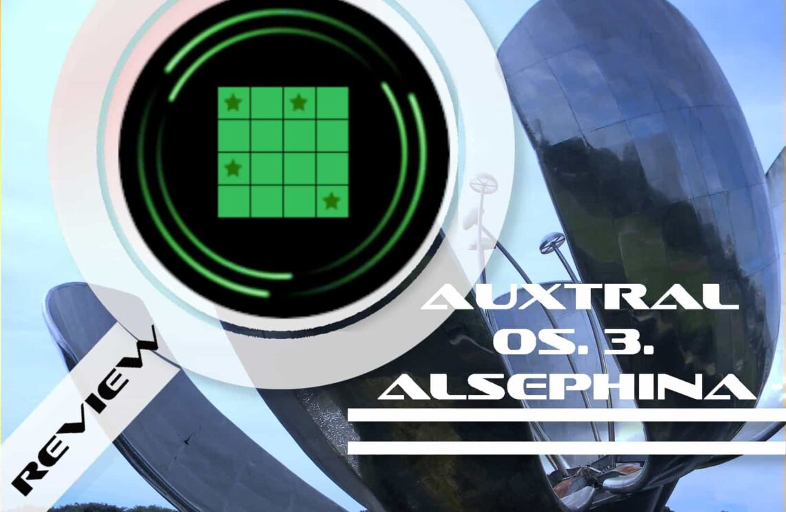 Auxtral Os. 3.  Alsephina KDE-Plasma. Review